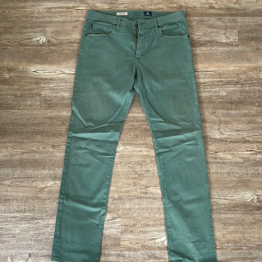 Mens AG pant size 34R color green